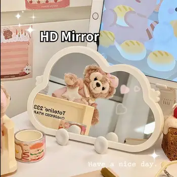 Настольное Косметическое зеркало Kawaii Cloud Многофункциональный Кронштейн для мобильного телефона Подвесная стойка Косметическое Зеркало HD Mirror Косметические инструменты