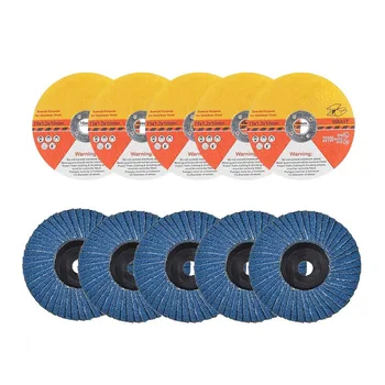 Режущие диски для Жалюзи с синим песком, Пильный диск Из Циркония и Корунда, 10 шт., круглый Режущий диск из смолы Для угловой шлифовальной машины
