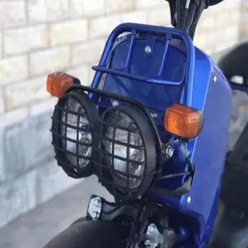Универсальная крышка передней фары мотоцикла, сетчатая решетка, абажур, Сетчатая решетка, Защитная маска для YAMAHA BWS100 AF58